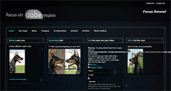 Desktop Screenshot of dobermann-kennel.eu