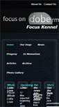 Mobile Screenshot of dobermann-kennel.eu